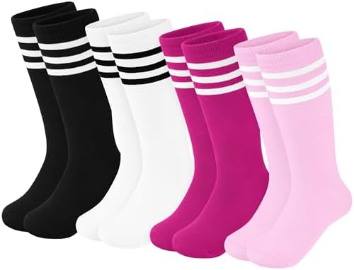 Kids Soccer Socks Youth Boys Girls Baseball Softball Striped