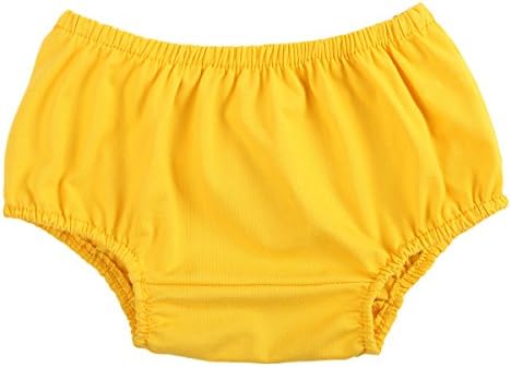Beeby Yellow Summer Diaper Shorts for Babies