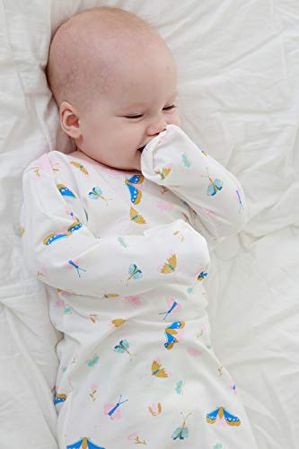 Miracle Baby Newborn Knotted Nightgown Set with Matching Hat 3Pack 95 Cotton
