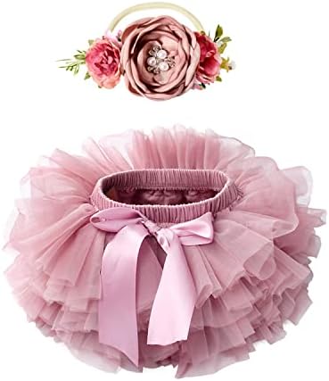 Cotton Tutu Skirt for Baby Girl with Diaper Cover