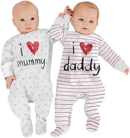 2-Pack Organic Cotton Baby Pajamas for Boys Girls