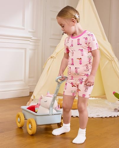 Stay Snug Cool with Bamboo Viscose Pajamas for Toddler Girls