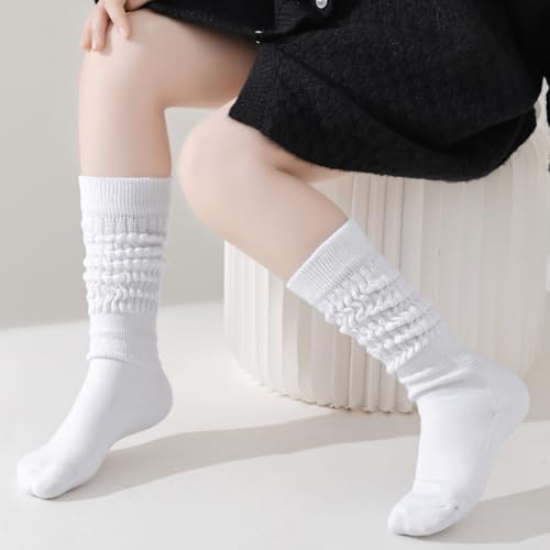Mini Angel Slouch Socks for Girls Soft Warm Stylish 23 Pairs