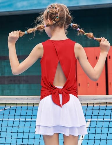 Zacl Kid Girls Athletic Tank Top Cool Soft Sporty 5-14 Years