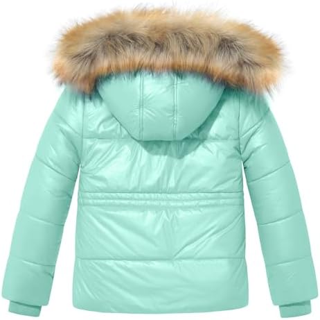 Garemcy Girls Metallic Winter Coat