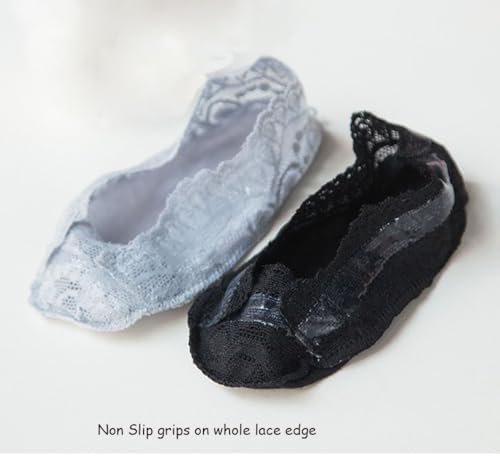5 Pairs Super Soft Lace No-Show Socks