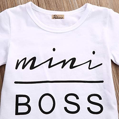 Sassy Beauty Mini Boss Top Skirt Set for Toddler Girls