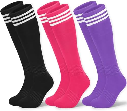 YSense Kids Soccer Socks Long Cotton Youth