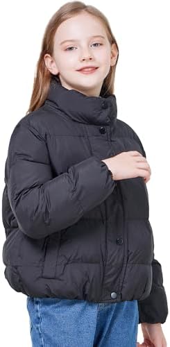 WULFUL Girls Winter Coating with Quilted Shell