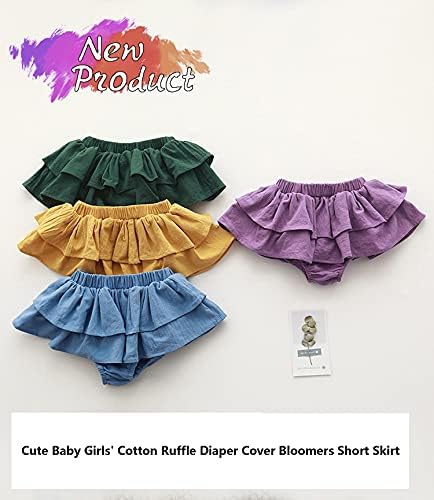 3PC EISHOW Floral Ruffle Cotton Bloomers