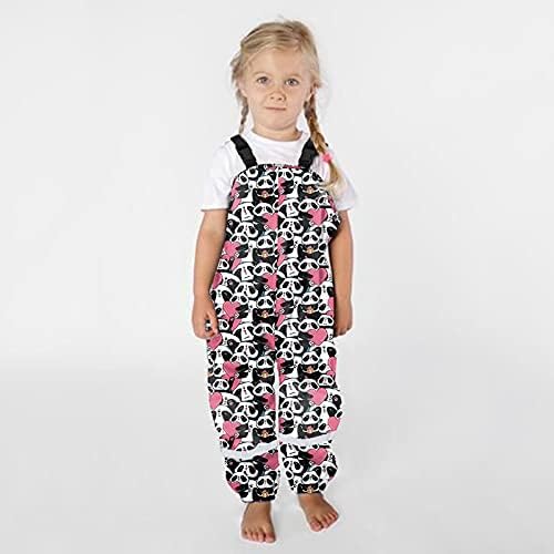 Kids Toddler Rain Pants with Reflective Strips