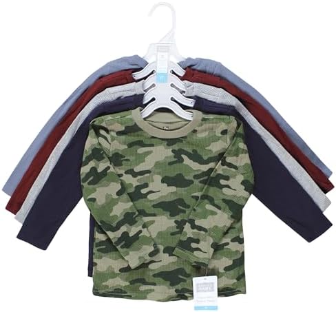 Hudson Baby Unisex Thermal Long Sleeve T-Shirts for Babies