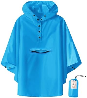 Mirage of Rain Lightweight Kids Rain Poncho Jacket - Rain-Ready Fun to Wear
