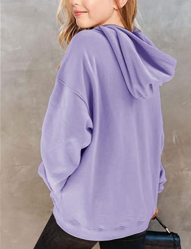 Yuccalley Girls Casual Oversized Long Sleeve Hoodie Cool Cozy