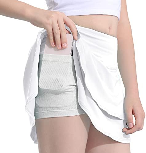 MERIABNY Girl Tennis Skirt for Girls Running Golf 6-12