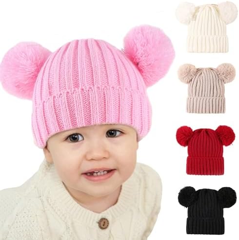 Stretchable Thermal Knitted Toddler Beanie for Warm Weather