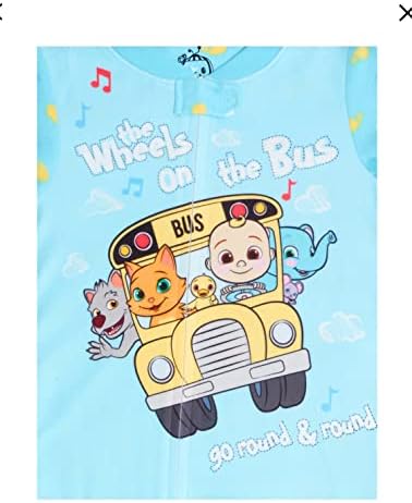 Cute Zip-Up Flame-Resistant Pajama for Babies