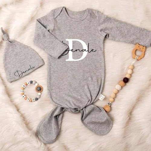 Personalized Hospital Gown for Newborn