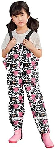 Kids Toddler Rain Pants with Reflective Strips