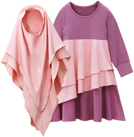 Hijab Abaya Robe for Baby Girls Soft Full Coverage Sleepy Look