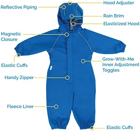 Waterproof Windproof Fleece Lined Snow Suit for Kids 2-8 years old
