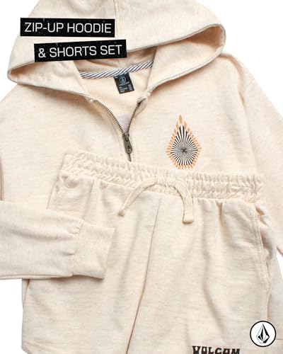 Volcom Girls Fleece Short Set 2 Piece