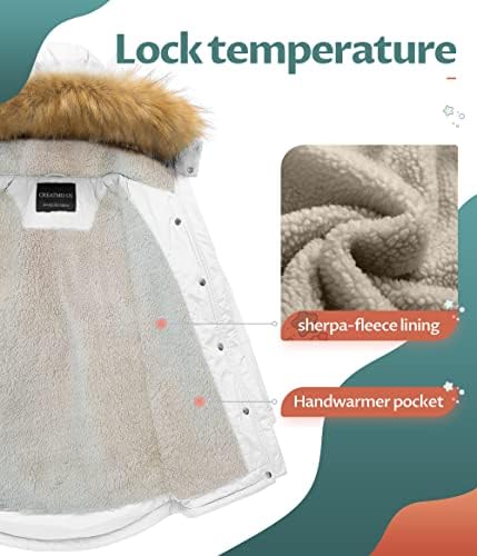 Stay Warm Style and Dry - Sherpa Filled Parka for Girls