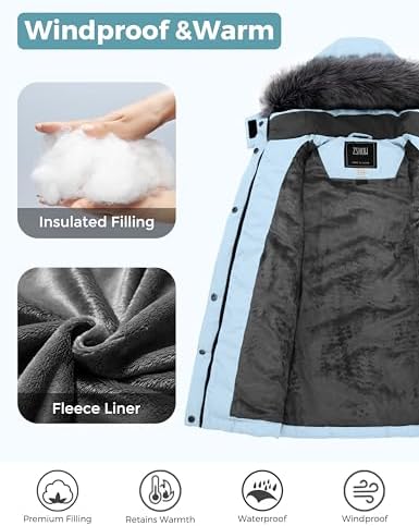 Sturdy Girls Winter Coat Insulated Parka