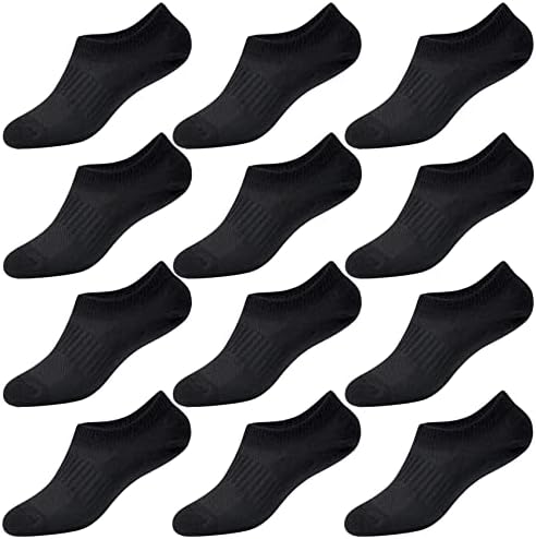 CoziWill Socks No Show Girls 12 Pair