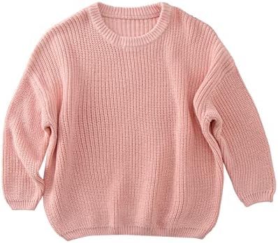 Chunky Knit Crewneck Sweater for Toddler Baby