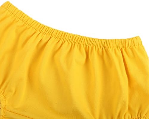 Beeby Yellow Summer Diaper Shorts for Babies