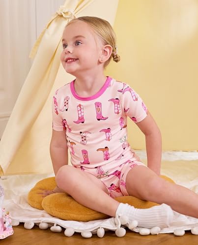 Stay Snug Cool with Bamboo Viscose Pajamas for Toddler Girls