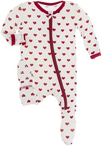 KicKee Full of Hearts Footie