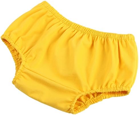 Beeby Yellow Summer Diaper Shorts for Babies