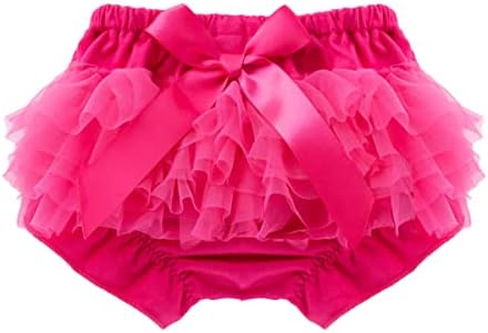 Symunnia Baby Girl Summer Ruffle Bow-Knot Bloomers Skirt