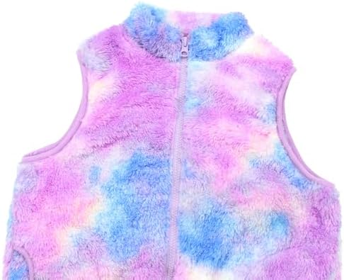 JESKIDS Lightweight Sherpa Fleece Vest for Kids 2-11 Years