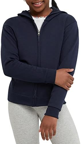 Hanes Girls Full-Zip Comfort Soft hoodie