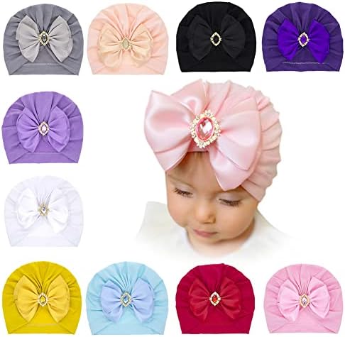 eubuy baby turban hat red