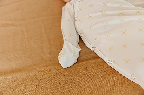 Copper Pearl Knotted Newborn Sleepers