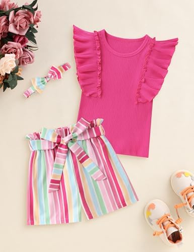 Crazyme Toddler Girl Clothing Set
