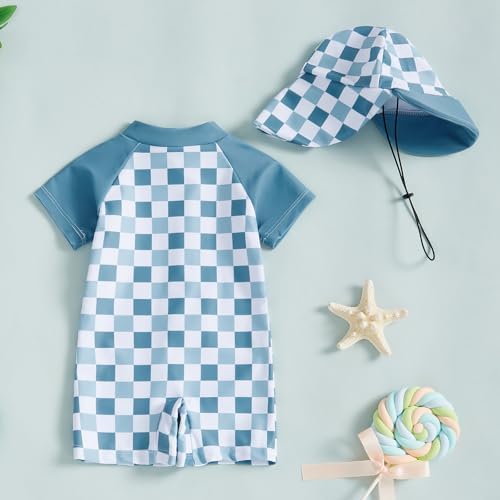 MAYUMMPY Swimwear Casual Zipper One-Piece Beachwear for Kids