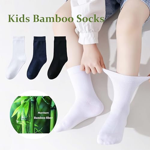 Marchare Kids Seamless Crew Socks - Soft Reliable