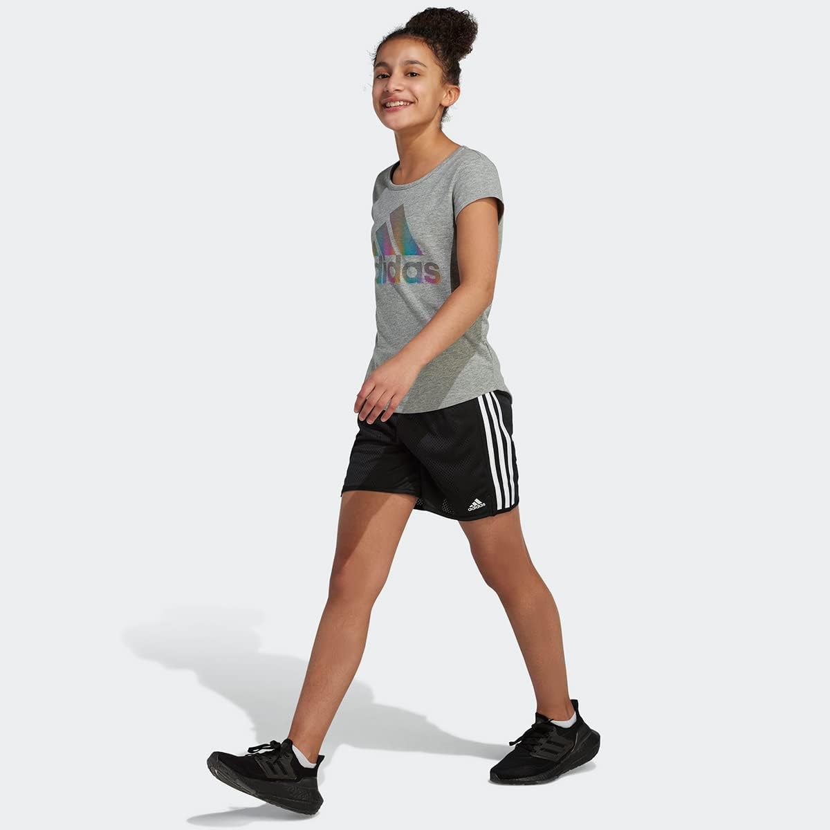 Adidas Girls Mesh athletic shorts - performance comfort and style