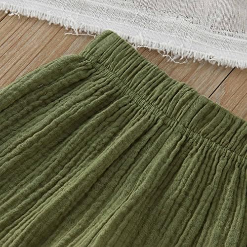 Premium Cotton Linen Bloomers for Boys Girls 6-18 Months