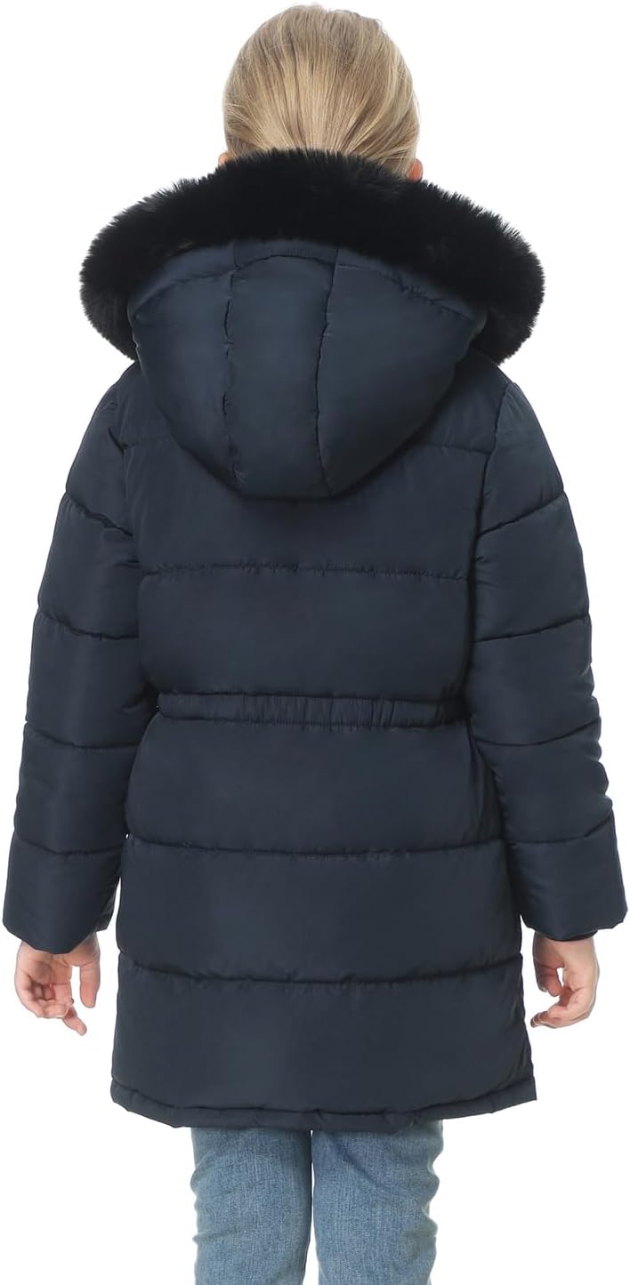 CICVSOC Girls Winter Parka Long Coats for Kids