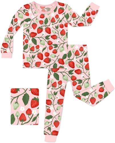 Luxurious Bamboo Viscose Pajama Set for Toddlers 2-8 Years