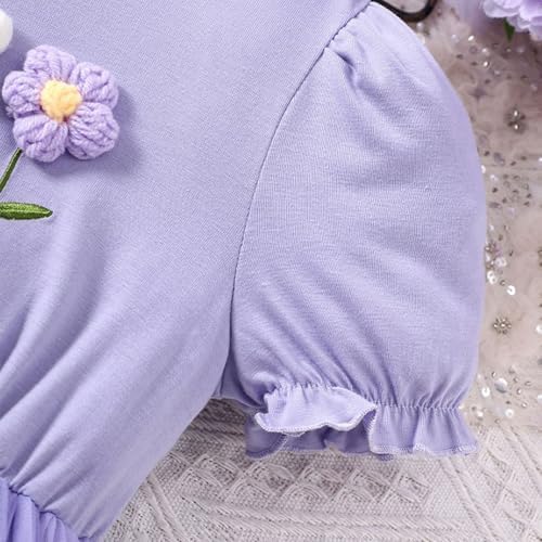 Beessbest 3D Flower Tutu Dress for Kids