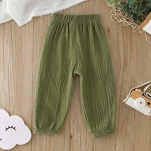 Premium Cotton Linen Bloomers for Boys Girls 6-18 Months