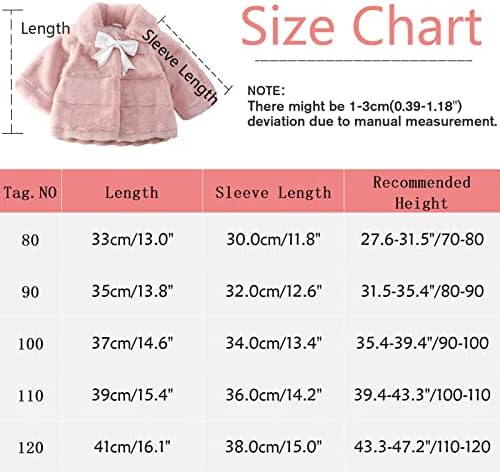 Happy Cherry toddler girls fuzzy coat