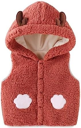 Warmstraw Baby Winter Vest Cute Fleece Jacket
